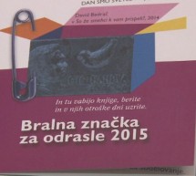 Bralna značka za odrasle 2015 v znamenju jubileja