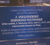 Seniorji bodo tudi letos pustovali