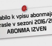 Vpis abonmajev MGP v sezoni 2016/2017