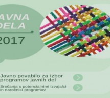 Programi javnih del 2017