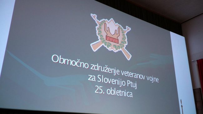 25 let Območnega združenja veteranov vojne za Slovenijo Ptuj